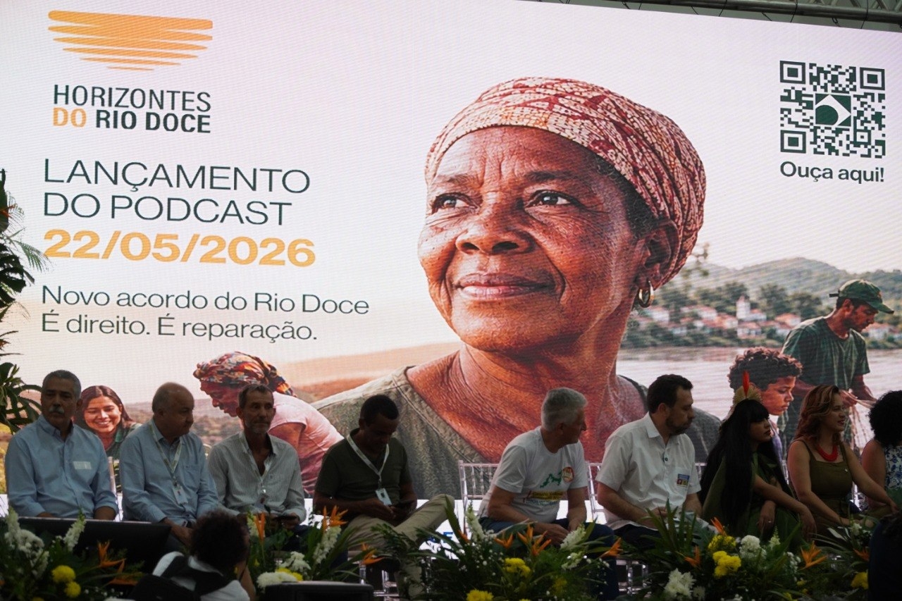Podcast foi lançado em evento em Governador Valadares (MG) com participação do ministro Guilherme Boulos