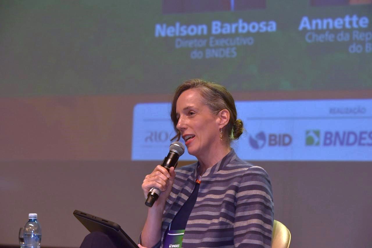 Annette Killmer, chefe da representação do BID no Brasil