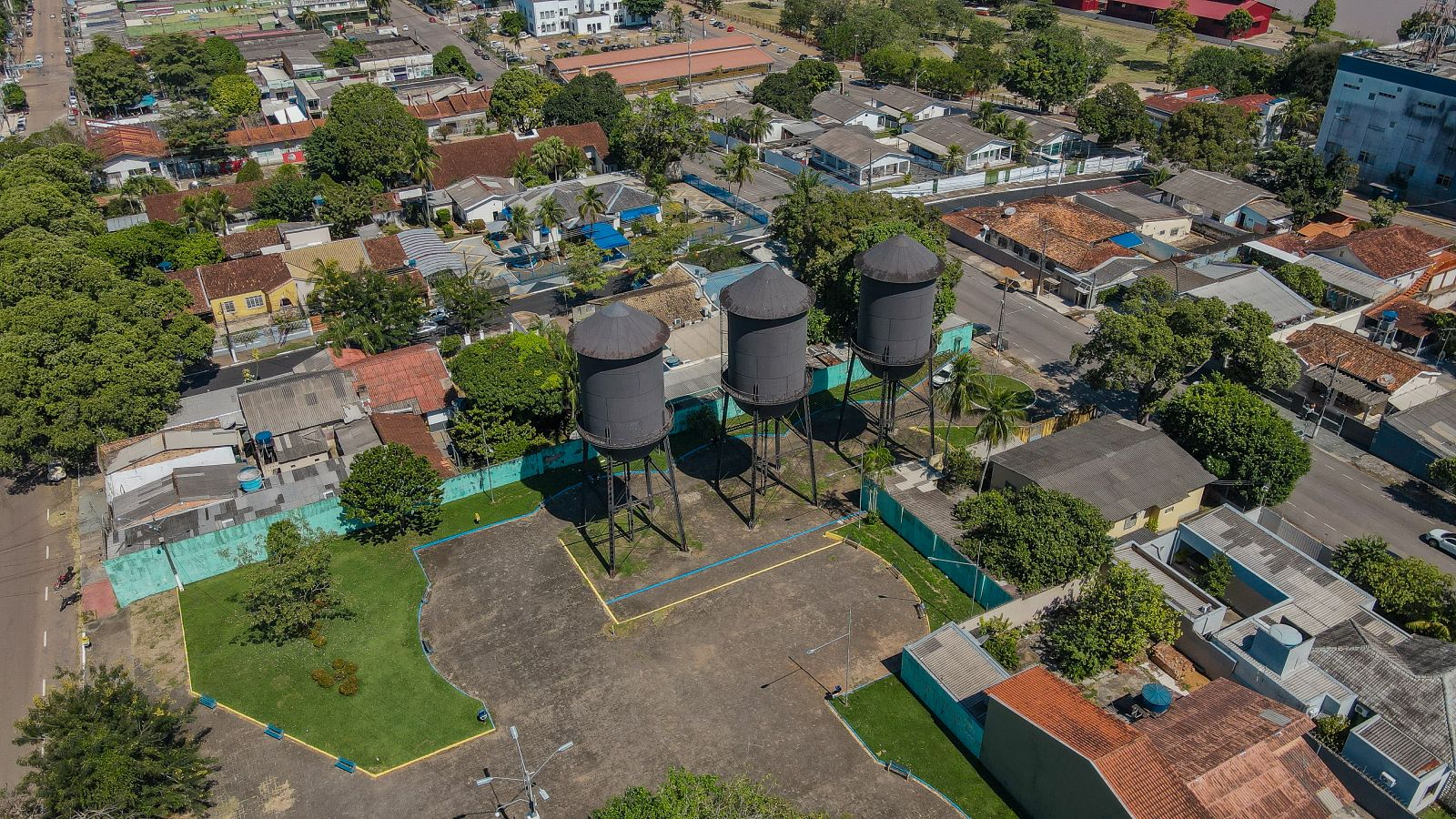 As históricas Três Caixas d'Água, atração turística da capital rondoniense