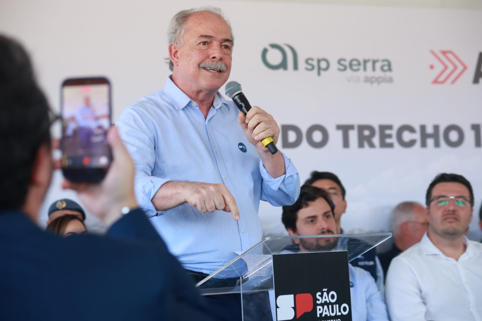 Mercadante participa da cerimônia de entrega da primeira parte do trecho Norte do Rodoanel