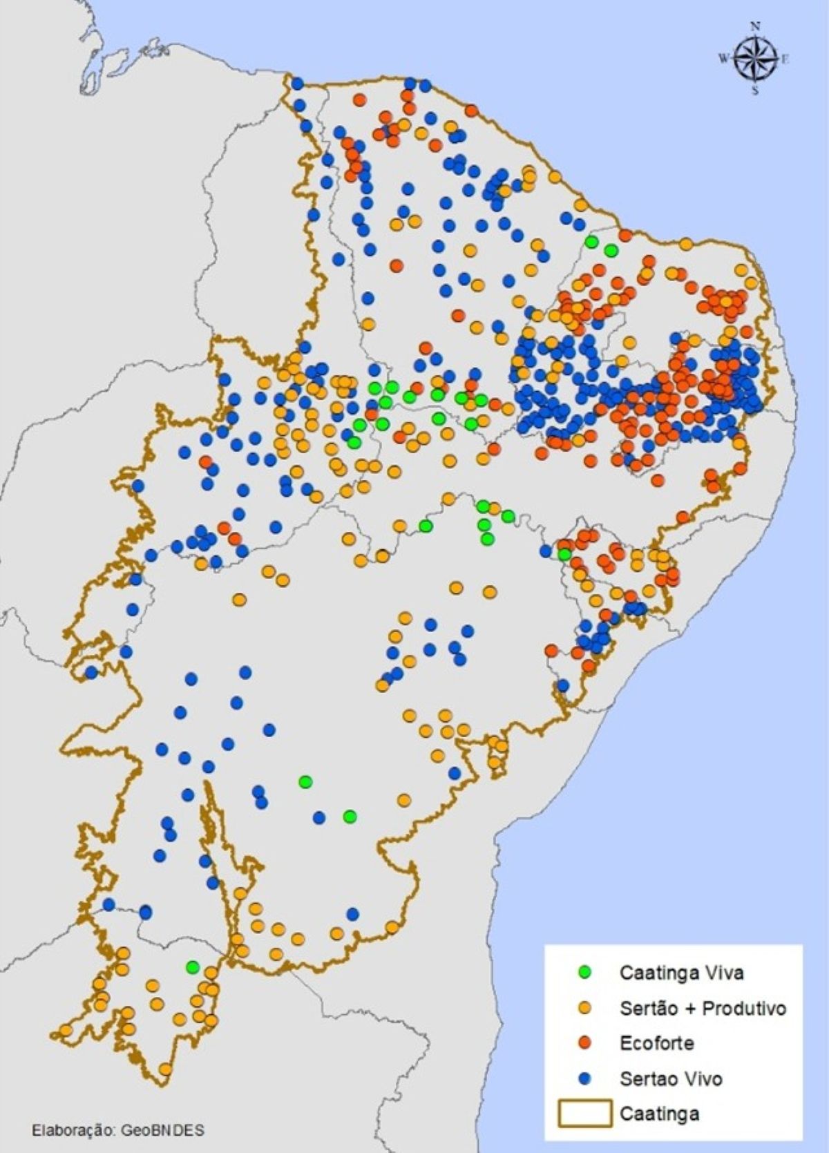 Com novo edital, atuação do BNDES na Caatinga chega a cerca de R$ 1,3  bilhão
