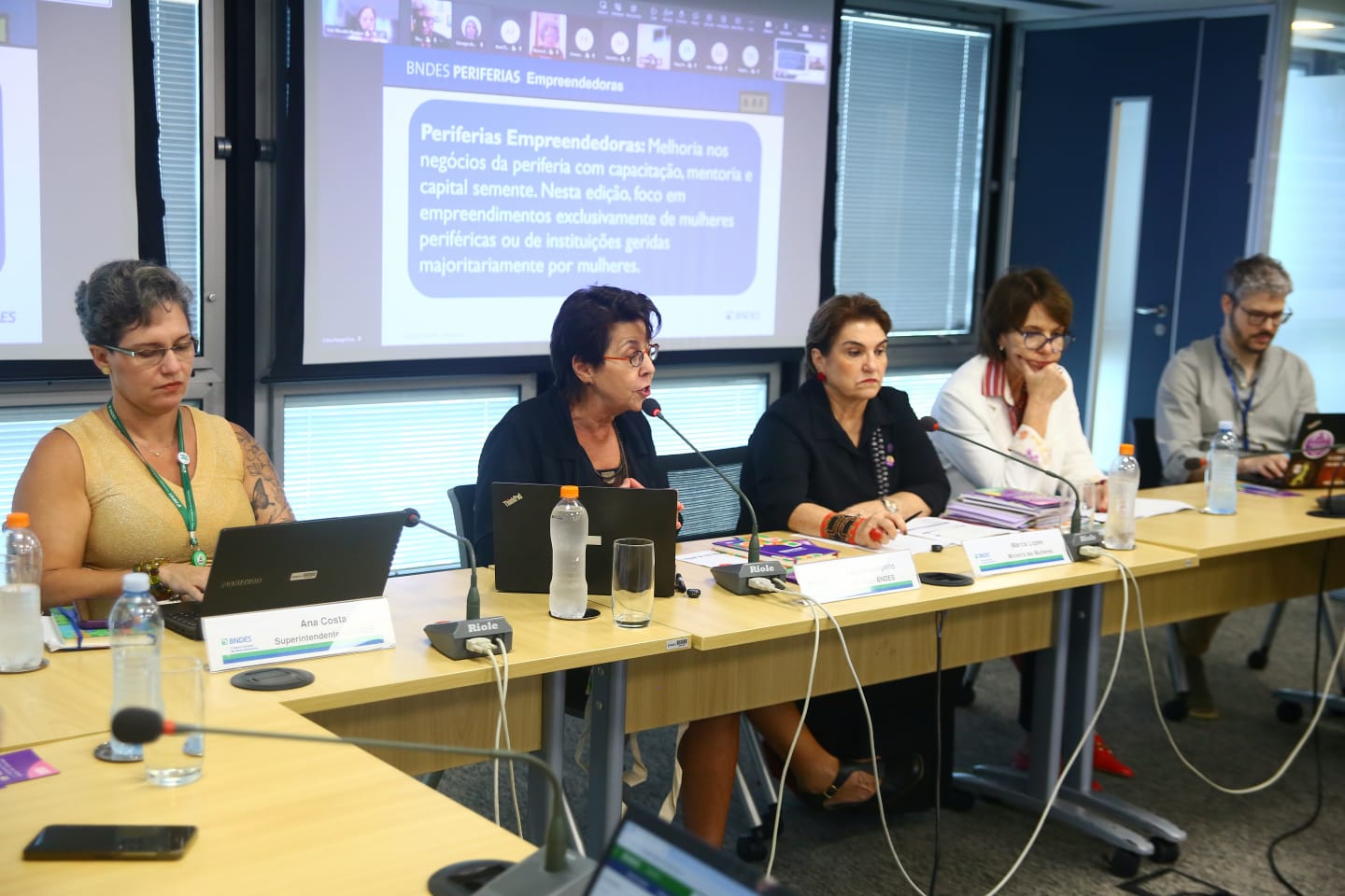 Oficina de dúvidas da Edição BNDES Periferias Mulheres, na sede do BNDES, no Rio