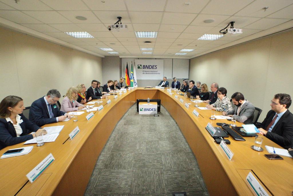 Reunião delegação alemã e BNDES
