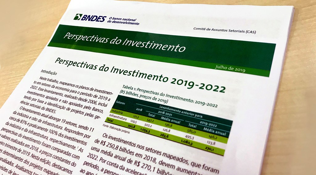 Capa da noticia Estimativas do BNDES apontam melhora dos investimentos para os próximos quatro anos