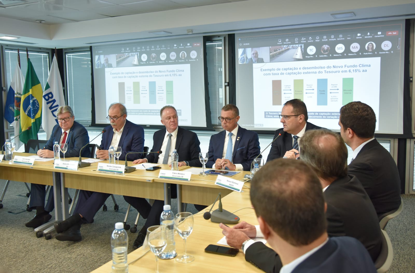 Capa da noticia Em apresentação a governadores, BNDES projeta desembolsos de R$ 32,1 bi do Fundo Clima até 2026