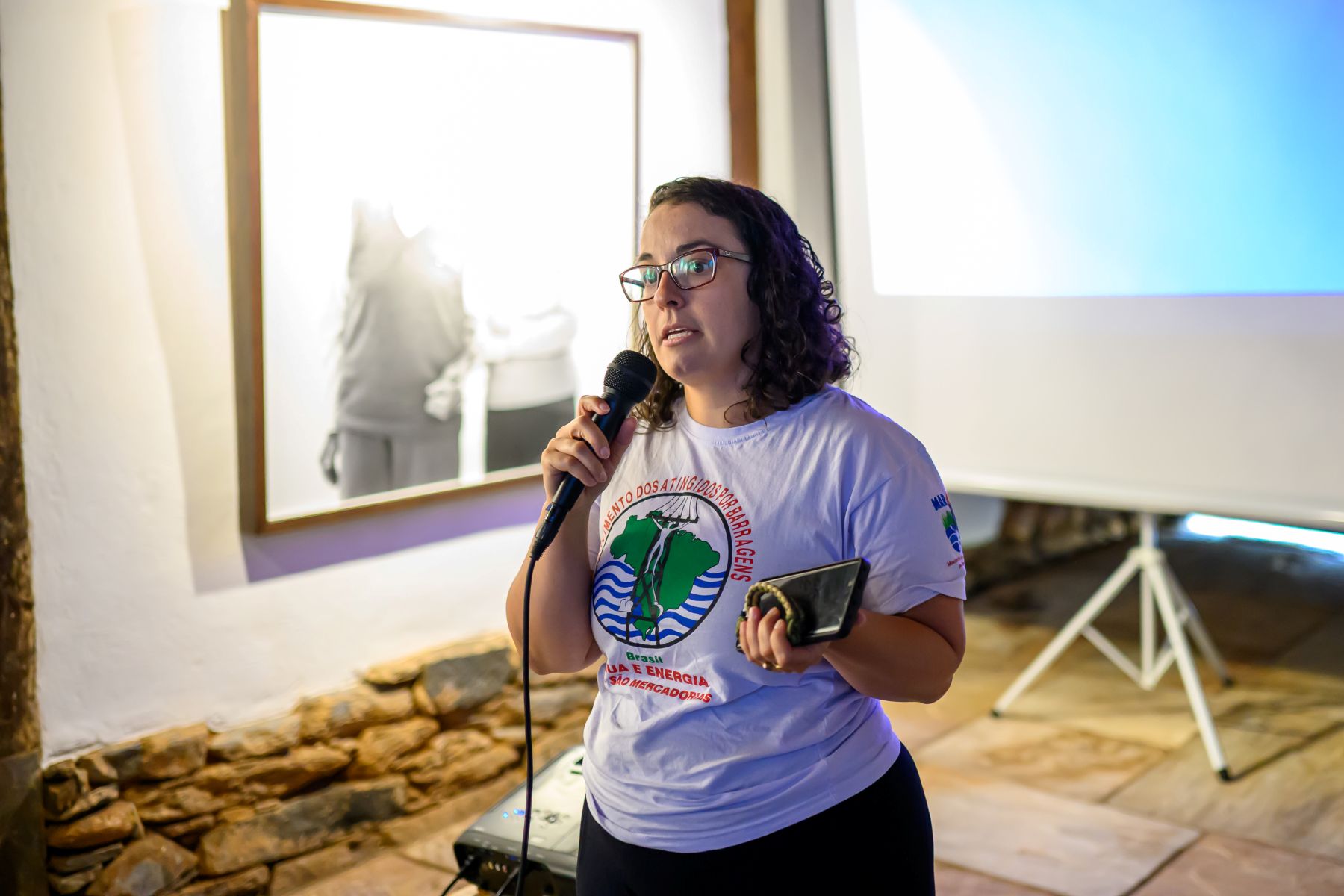 Letícia Oliveira, integrante do MAB, destacou a importância do evento