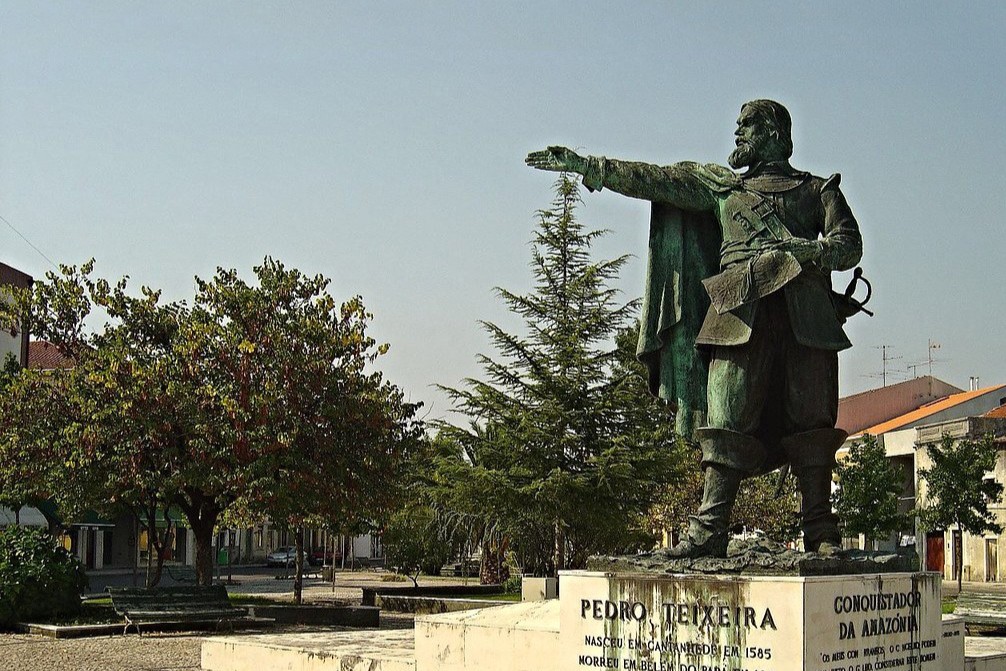 Estátua de Pedro Teixeira na cidade de Catanhede (Portugal)