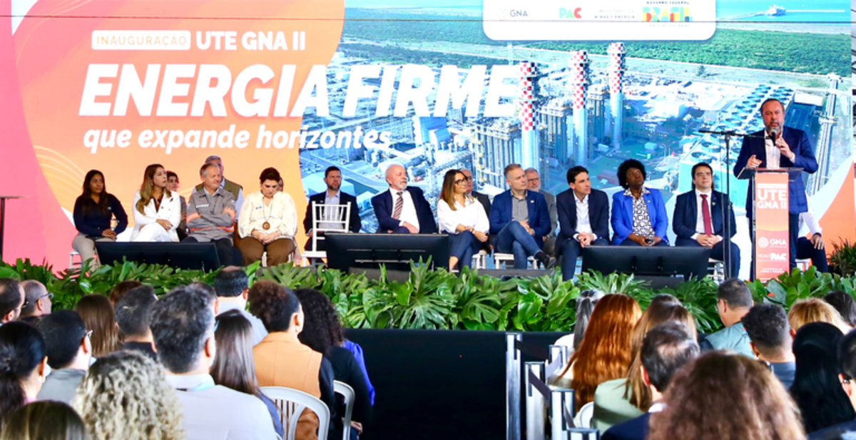 Cerimônia de inauguração da UTE GNA II