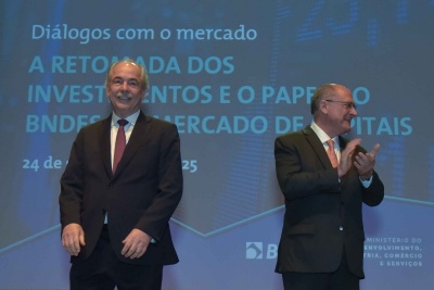 Mercadante e Alckmin na abertura do seminário