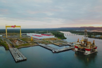A operação impulsionou a retomada das atividades da construção naval na Bahia