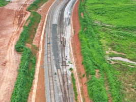 Obras da Ferrovia Estadual de Mato Grosso (FMT)