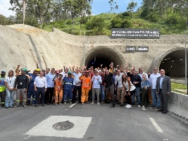 Capa da noticia Governo entrega túnel no RJ, em obra viária que recebeu R$ 702,8 mi do BNDES
