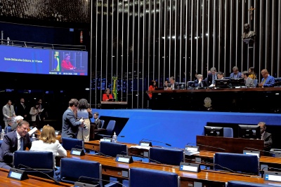 Delibeeração de matérias no plenário do Senado nesta quarta-feira