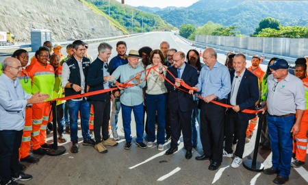 Com apoio do BNDES, obra da nova pista da Serra das Araras avança