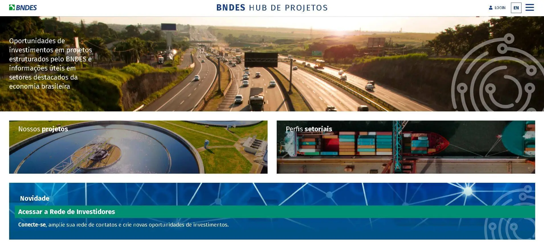 Capa da noticia BNDES lança rede social para aproximar investidores e projetos de infraestrutura 