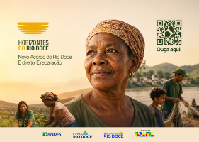 Capa da noticia Podcast lançado pelo BNDES detalha o Novo Acordo do Rio Doce