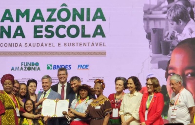 Capa da noticia Agricultura familiar e alimentação saudável a alunos da rede pública tem R$ 336 mi do Fundo Amazônia