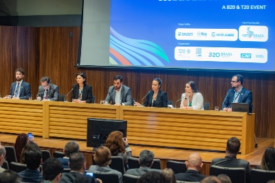 Capa da noticia BNDES e grupos do G20 promovem seminário sobre comércio e desenvolvimento sustentável