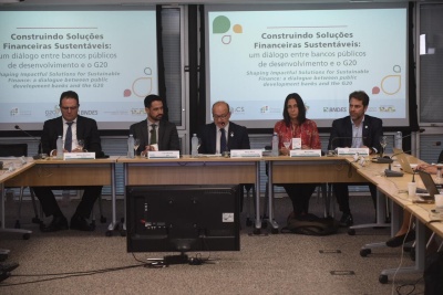 Capa da noticia BNDES e grupo do G20 dizem em documento que financiar a sustentabilidade é o novo normal