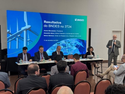 Capa da noticia 3º tri de 2024: BNDES tem a maior carteira de crédito desde 2017 e lucro atinge R$ 9,8 bilhões 