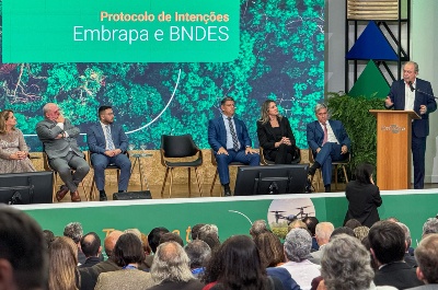 Capa da noticia BNDES e Embrapa fazem parceria para investimentos em pesquisa agropecuária e sustentabilidade ambiental