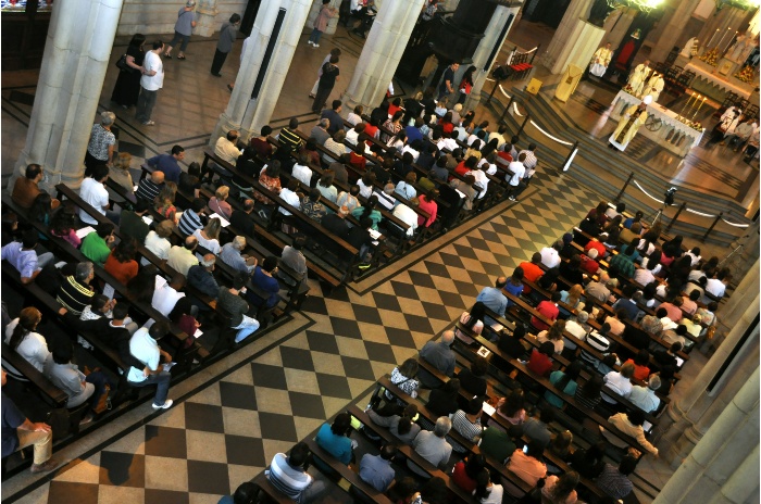 área central da catedral