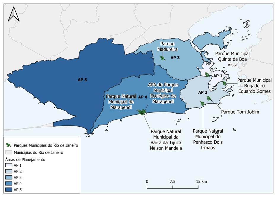mapa concessão de parques rj