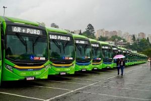 Capa da noticia Financiados pelo BNDES, novos ônibus elétricos são entregues à cidade de São Paulo